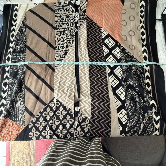 Kollie More Multicolor Open Front Kimono Cardigan Shawl, OS - Picture 6 of 8